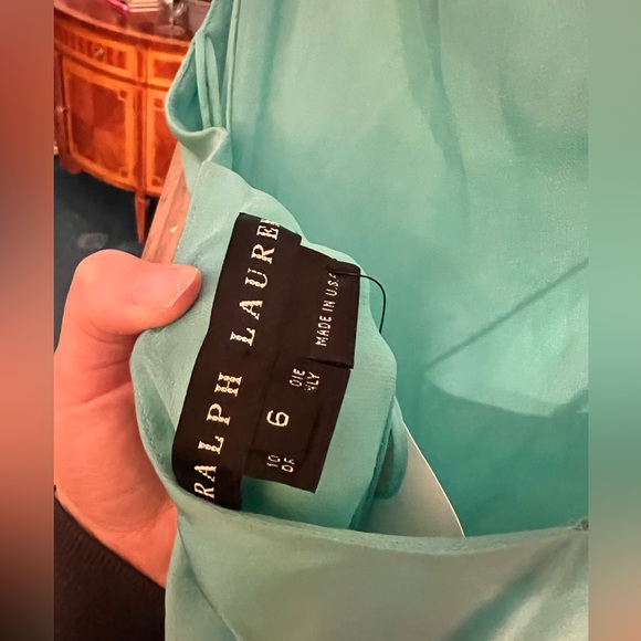 RALPH LAUREN BLACK LABEL Vintage Silk Midi Dress - Picture 5 of 8